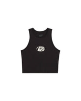 Canotta Donna Vans Oval Logo Nero
