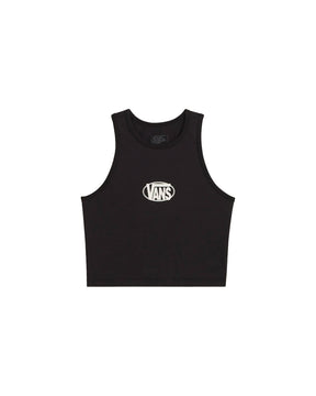 Canotta Donna Vans Oval Logo Nero