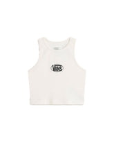Vans Oval Logo Tank Egret Women's Tank Top White