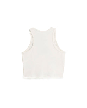 Vans Oval Logo Tank Egret Women's Tank Top White