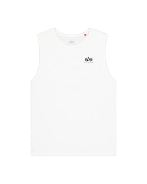 Canotta Uomo Alpha Industries Backprint Tank Bianco