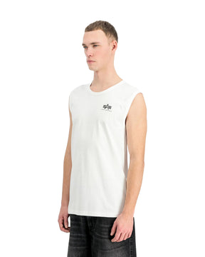 Canotta Uomo Alpha Industries Backprint Tank Bianco