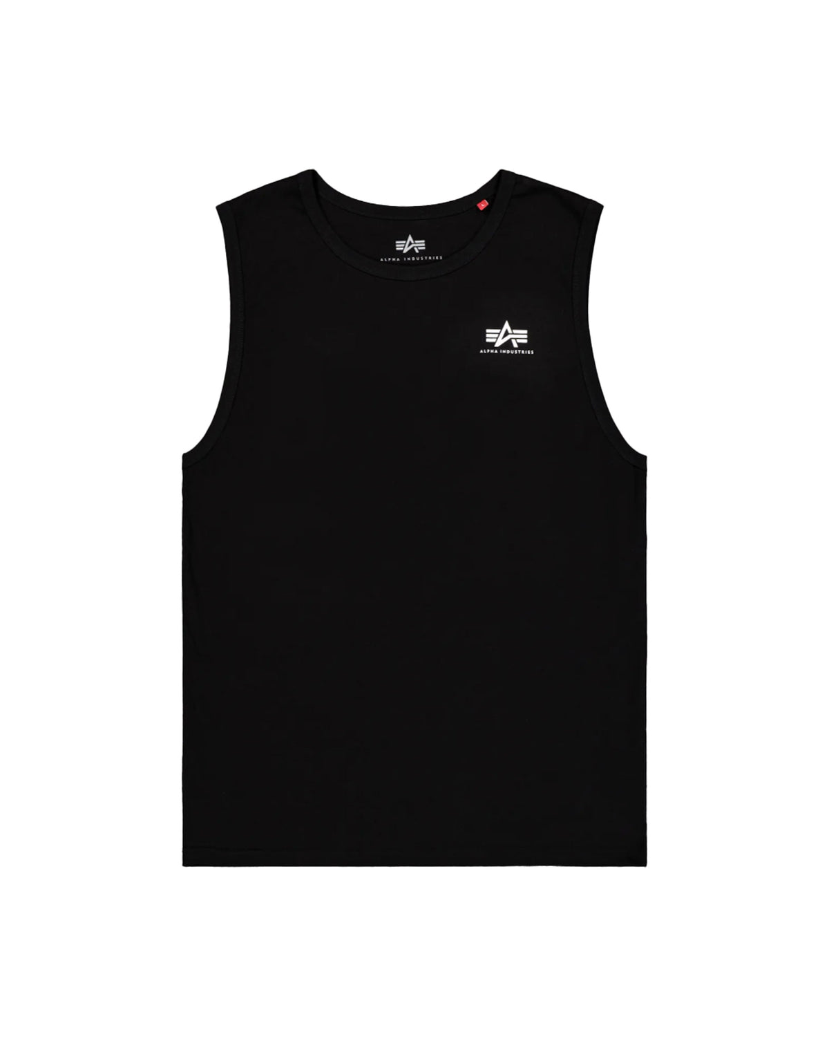 Canotta Uomo Alpha Industries Backprint Tank Nero