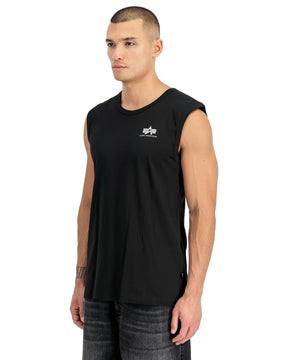 Canotta Uomo Alpha Industries Backprint Tank Nero