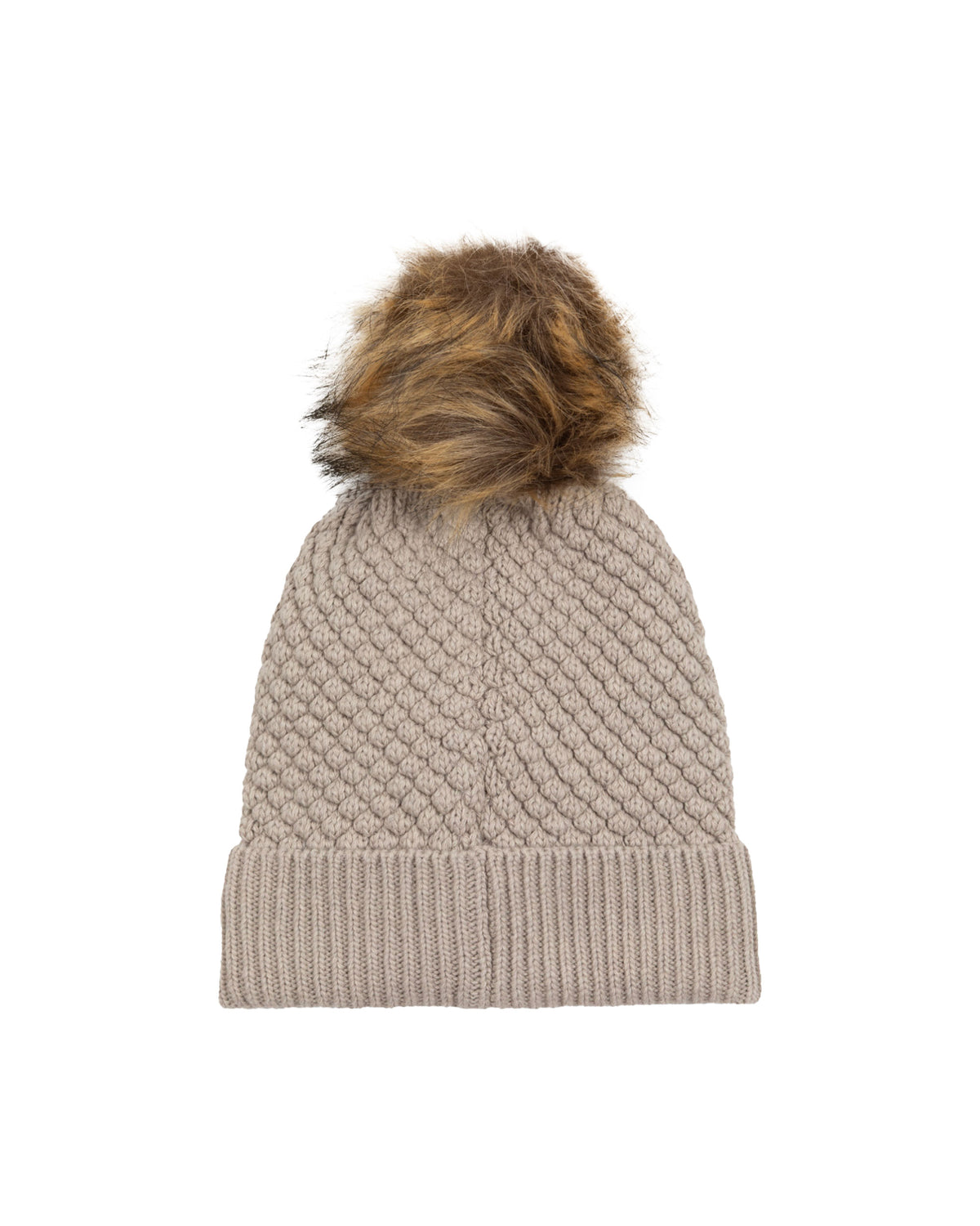 Cappello Beanie Colmar Originals Con Pompon Beige