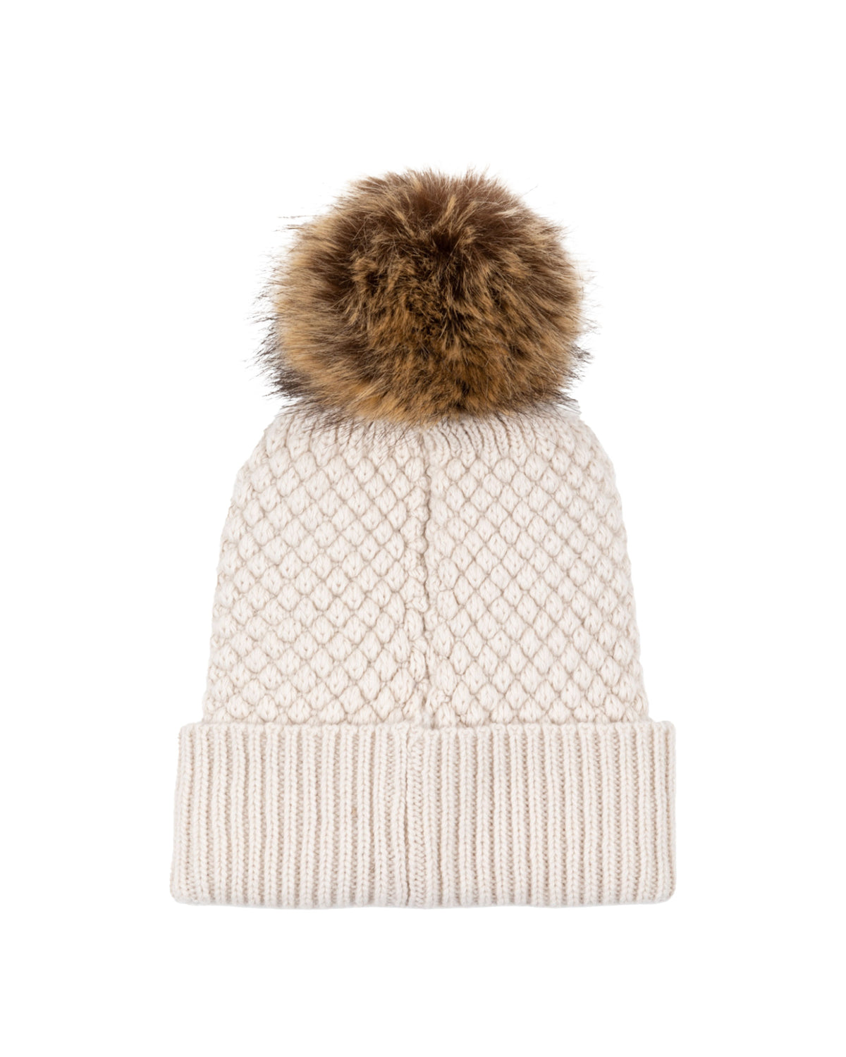 Cappello Beanie Colmar Originals Con Pompon Bianco
