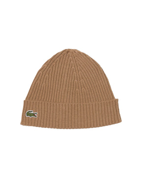 Cappello Beanie Lacoste Beige