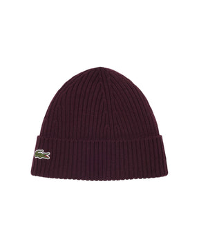 Cappello Beanie Lacoste Bordeaux