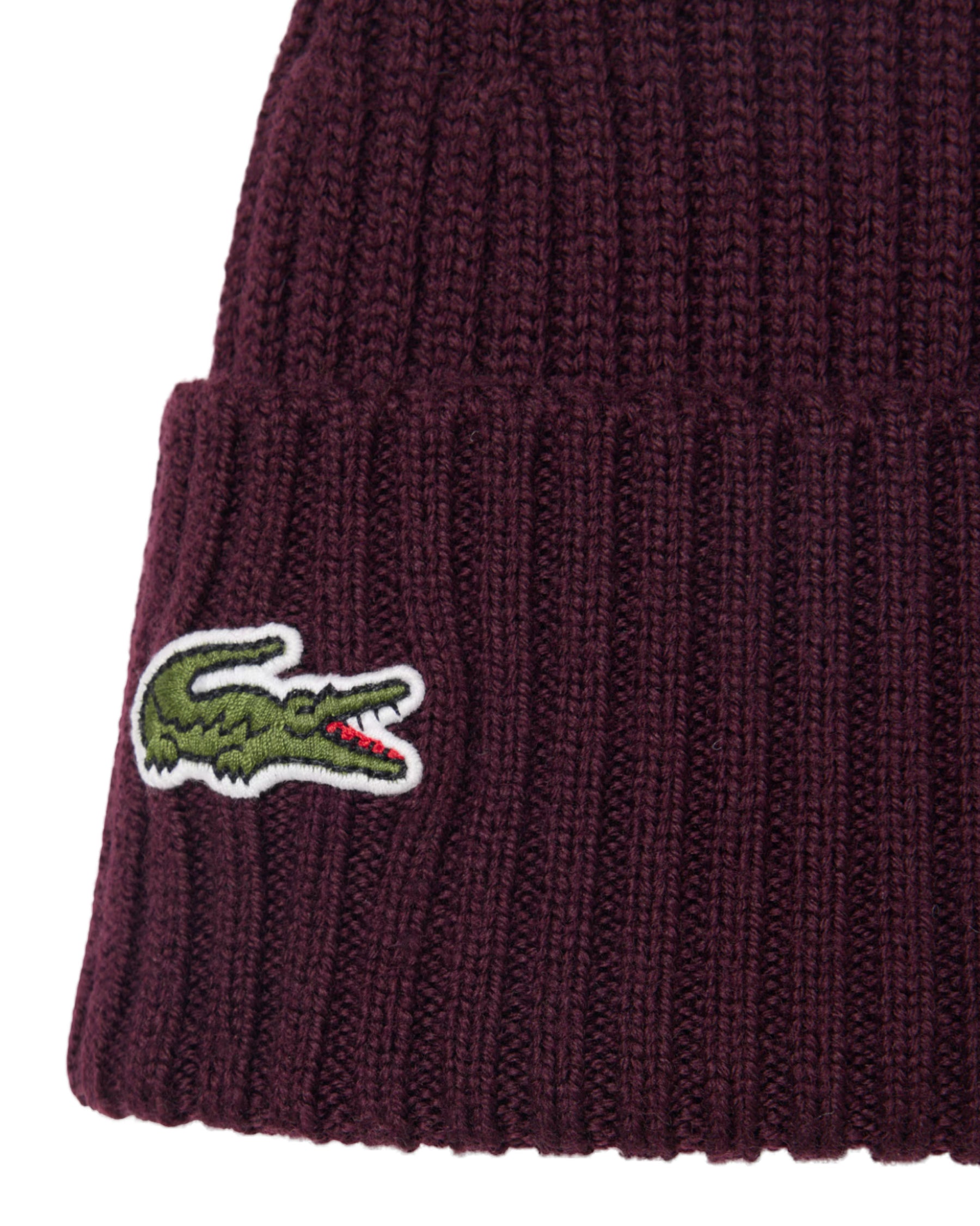 Cappello Beanie Lacoste Bordeaux