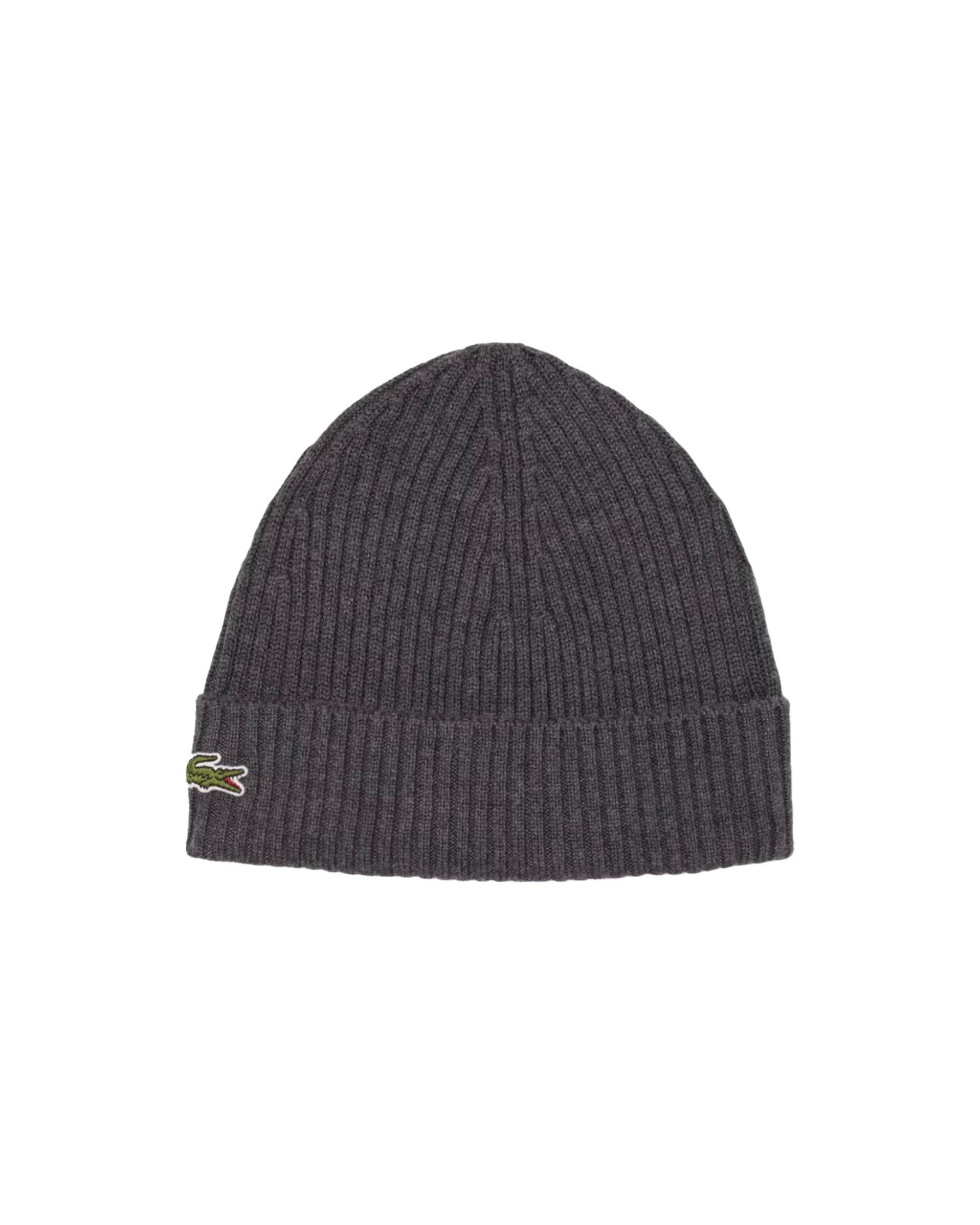 Cappello Beanie Lacoste Classic Logo Grigio
