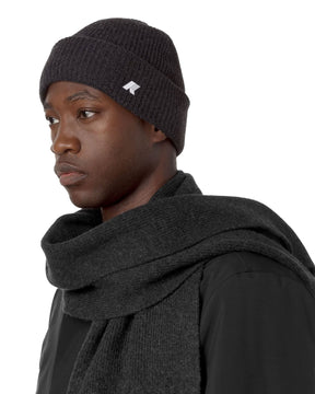 Cappello K-Way Brice Cardigan Stitch Wool Nero
