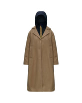Cappotto Lana Donna K-Way Wool Nylon Beige