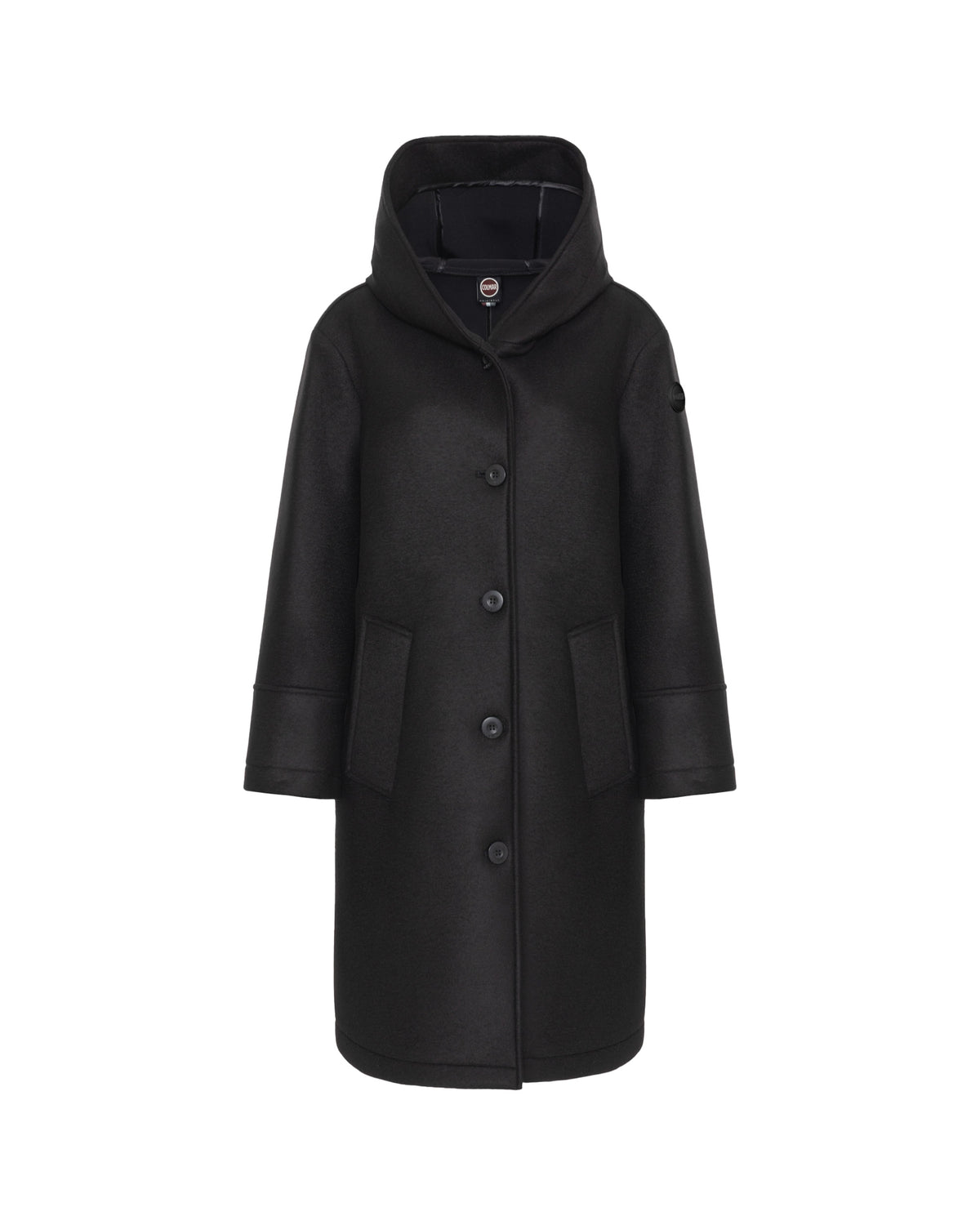 Cappotto Lungo Donna Colmar Originals In Panno Nero