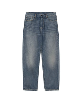 Carhartt Wip Aaron Pant Blue Dark Used Wash