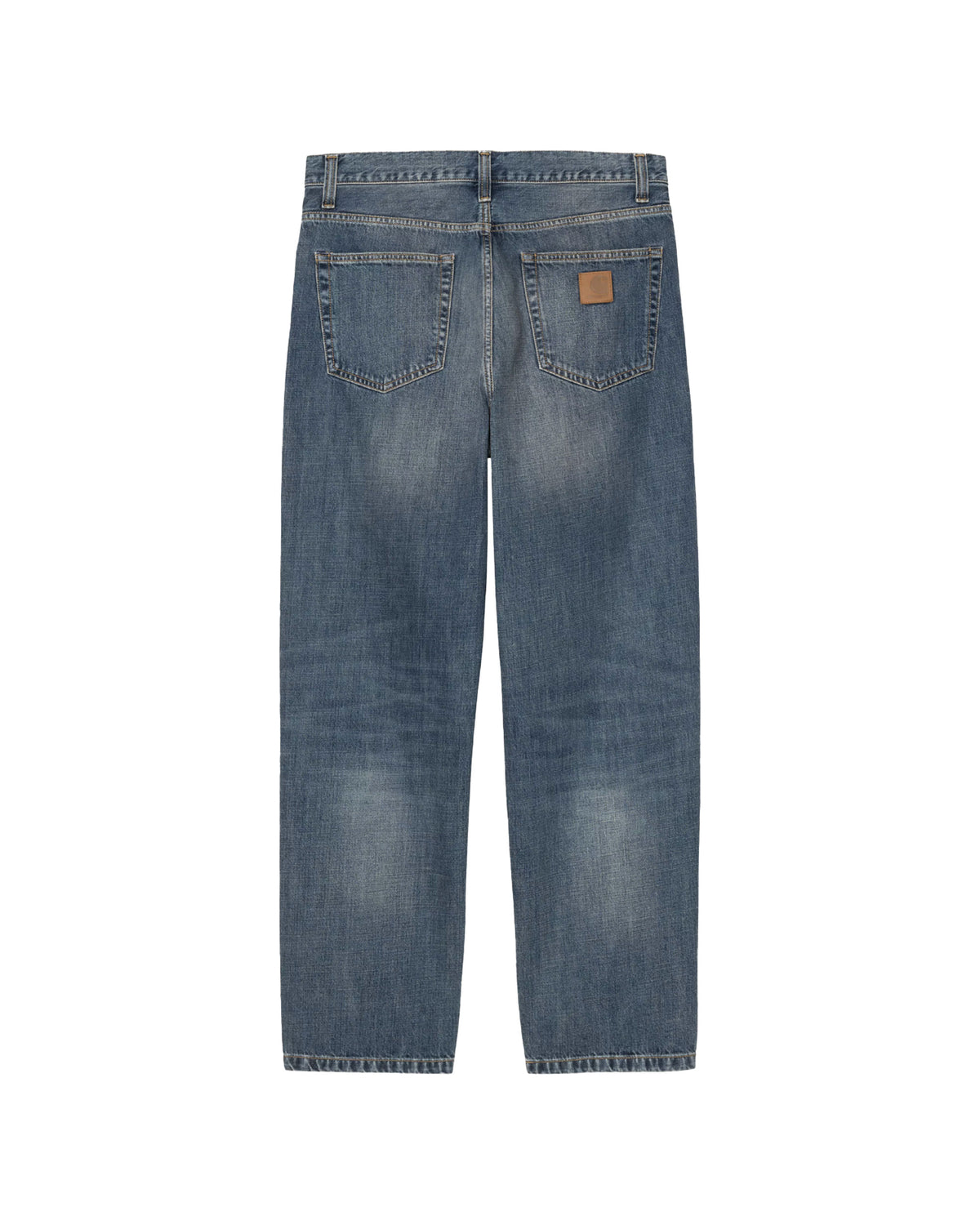 Carhartt Wip Aaron Pant Blue Dark Used Wash