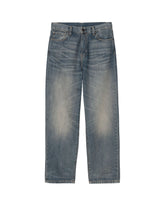 Carhartt Wip Aaron Pant Camano Blue Worn Stone Wash