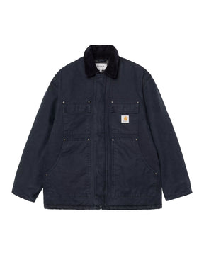 Carhartt Wip Ambel Coat Deep Night - Deep Night Stone Washed