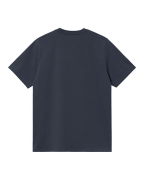 Carhartt Wip American Script T-Shirt Deep Night