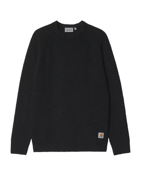 Carhartt Wip Anglistic Sweater Speckled Black