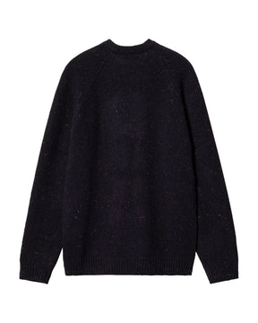 Carhartt Wip Anglistic Sweater Speckled Dark Navy