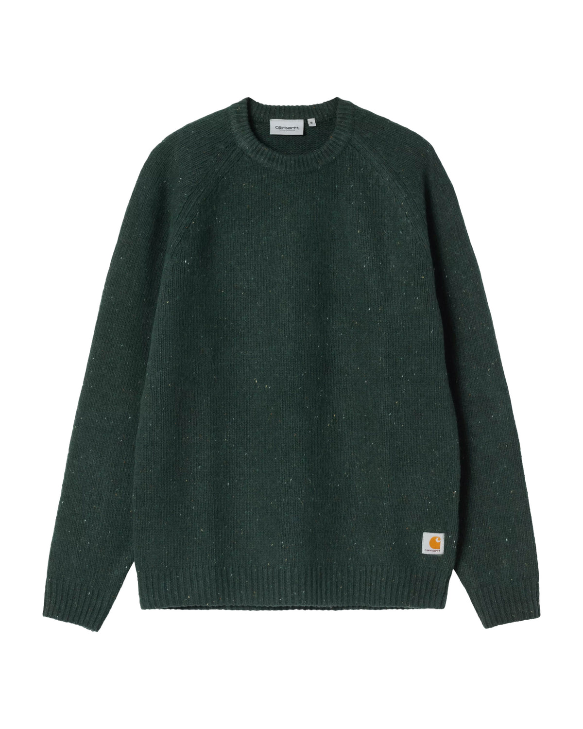 Carhartt Wip Anglistic Sweater Speckled Dark Scarab