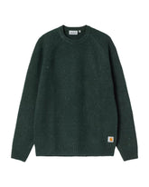 Carhartt Wip Anglistic Sweater Speckled Dark Scarab