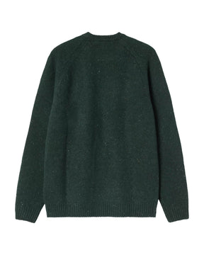 Carhartt Wip Anglistic Sweater Speckled Dark Scarab