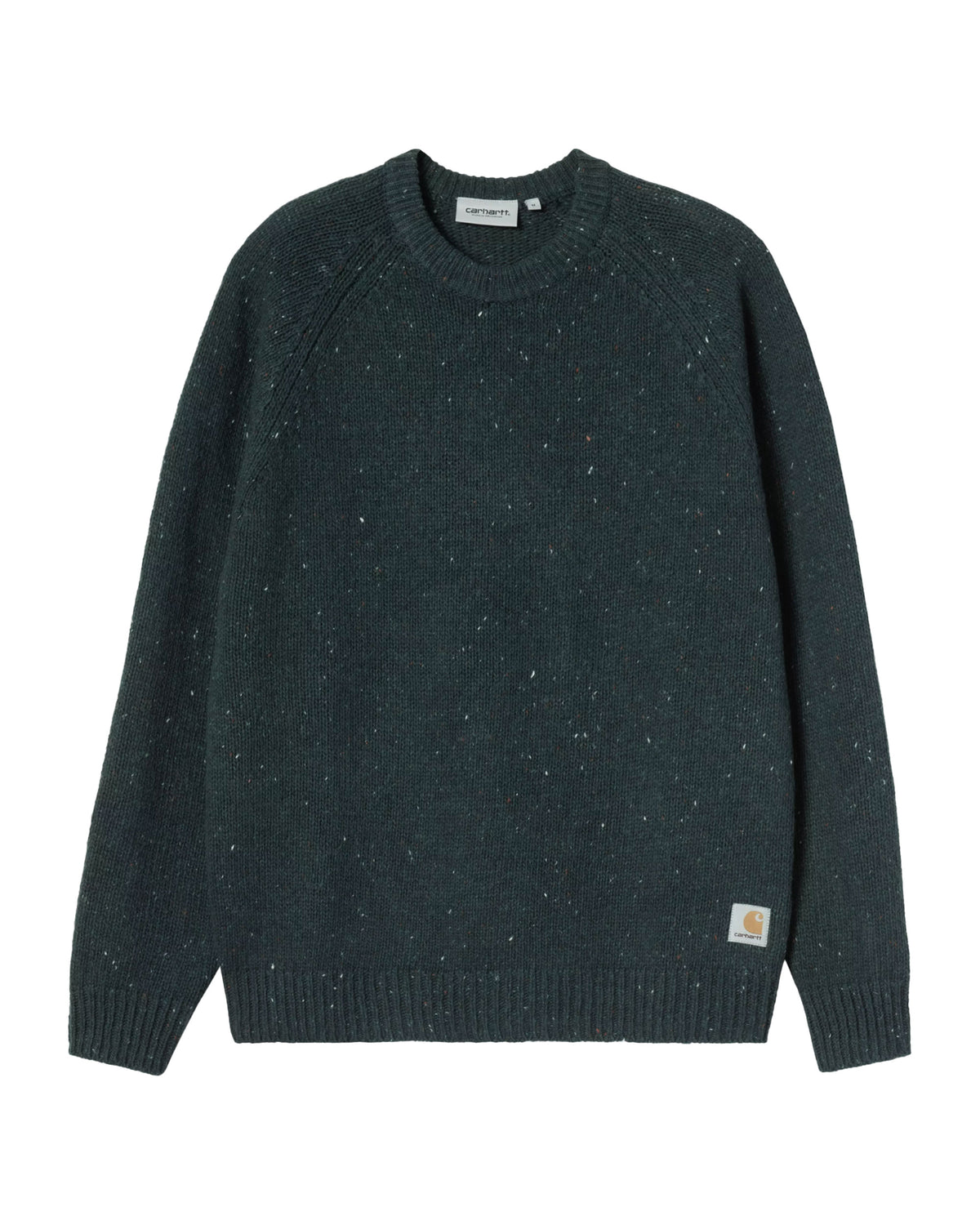 Carhartt Wip Anglistic Sweater Speckled Deep Lagoon