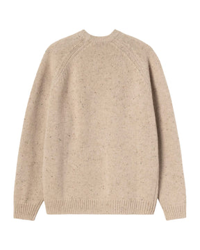 Carhartt Wip Anglistic Sweater Speckled Fleur De Sel