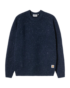 Carhartt Wip Anglistic Sweater Speckled Jupiter