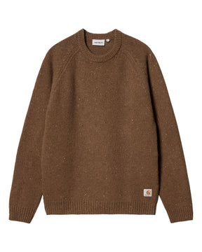 Carhartt Wip Anglistic Sweater Speckled Tamarind