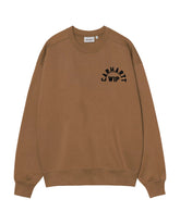 Carhartt Wip Arch Script Sweat WIP H Brown-Black Stone Washed
