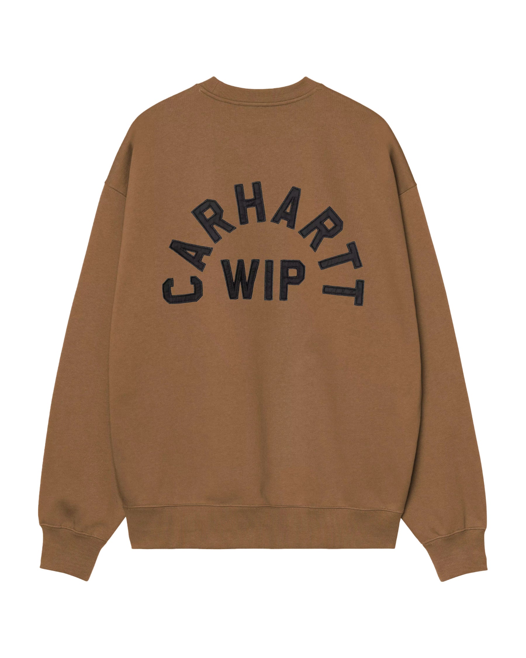 Carhartt Wip Arch Script Sweat WIP H Brown-Black Stone Washed