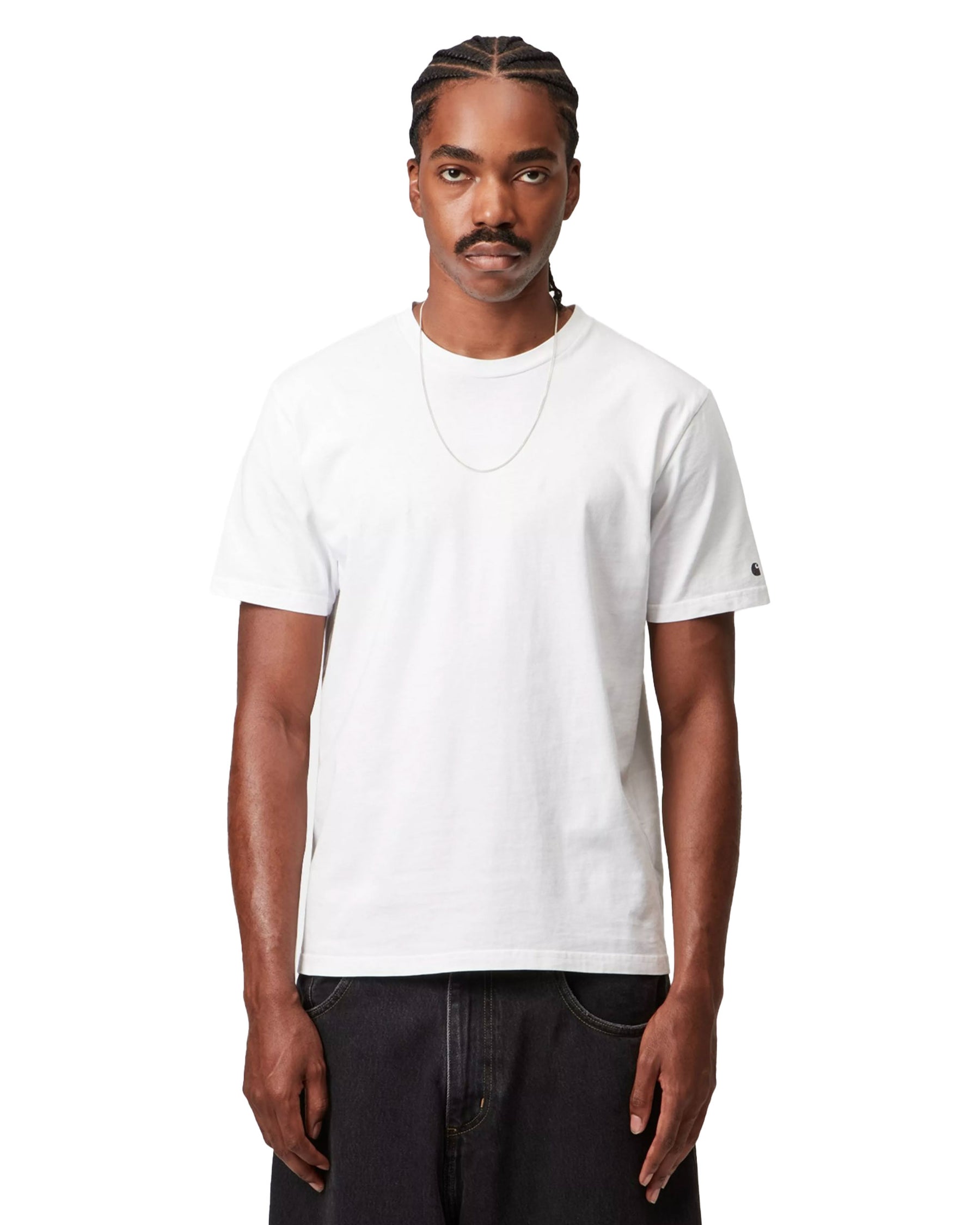Carhartt Wip Base Tee White-Black