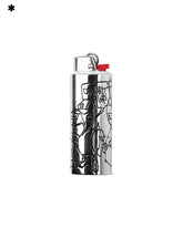 Carhartt Wip Blinkerfluid BIC Metal Lighter Case Silver