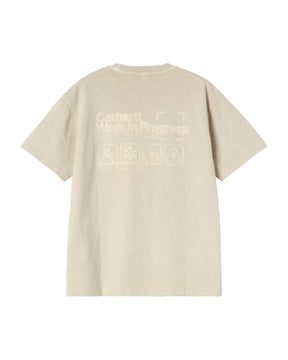 Carhartt Wip Boxed T-Shirt Fleur De Sel garment dyed