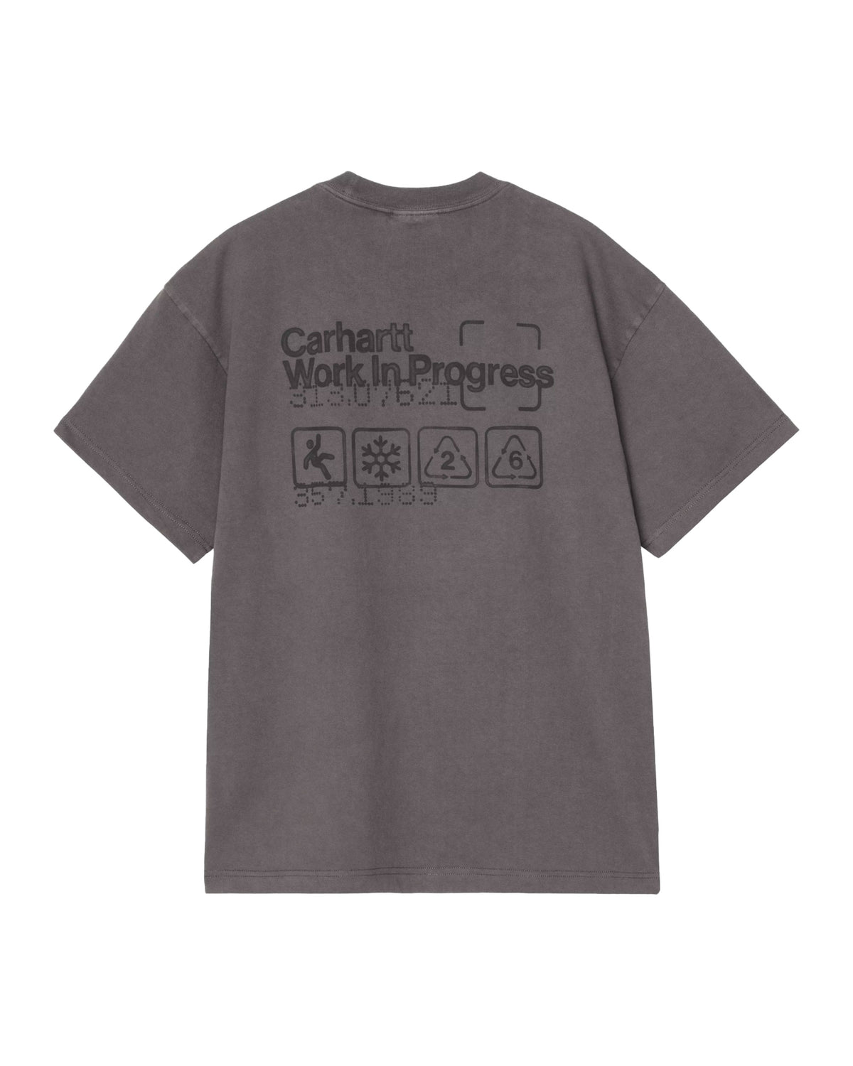 Carhartt Wip Boxed T-Shirt Soot garment dyed