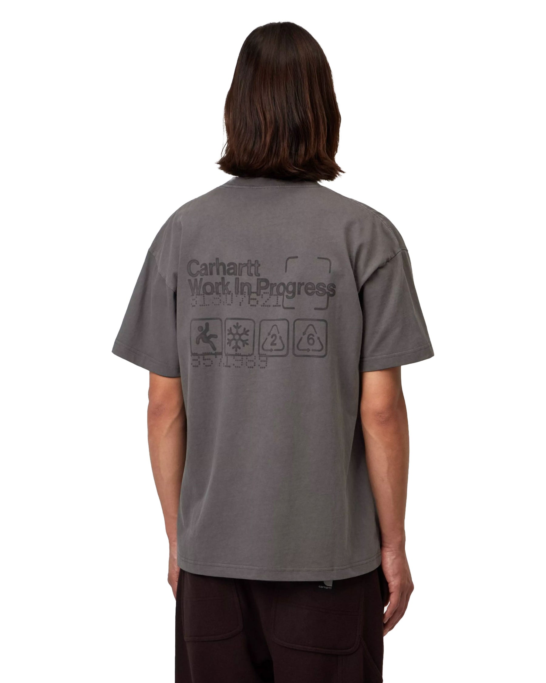 Carhartt Wip Boxed T-Shirt Soot garment dyed