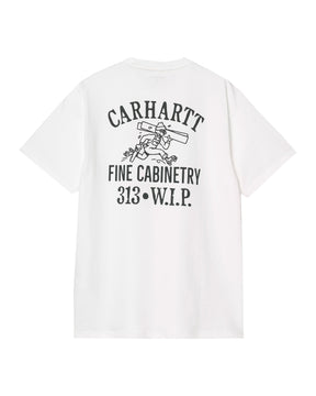 Carhartt Wip Cabinetry T-Shirt White-Black
