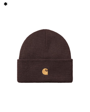 Carhartt Wip Chase Beanie Palisander-Gold