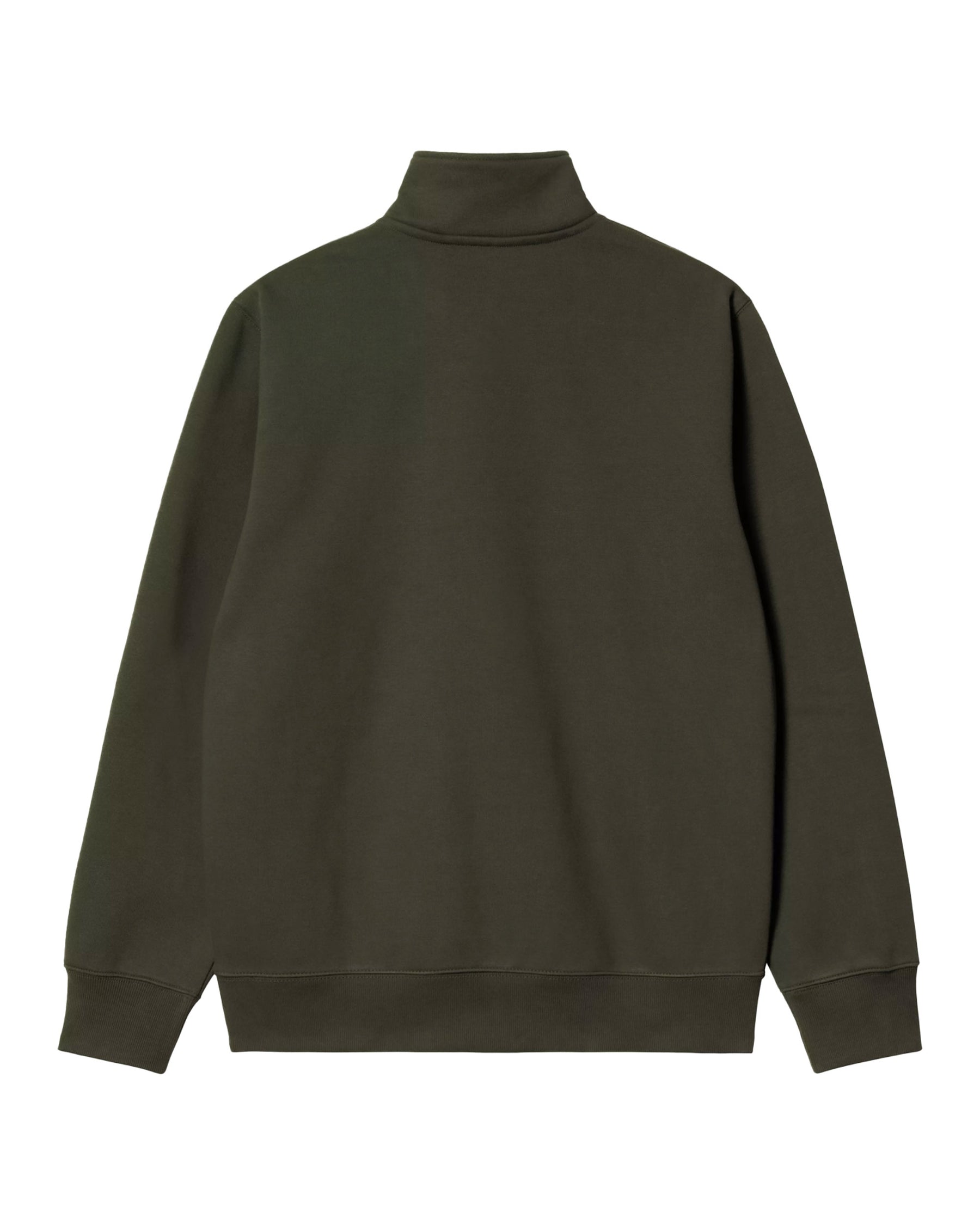 Carhartt Wip Chase Neck Zip Sweat Olive-Gold