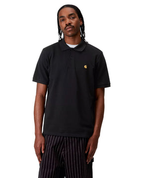 Carhartt Wip Chase Pique Polo Nero