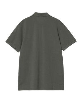 Carhartt Wip Chase Pique Polo Verde Scuro