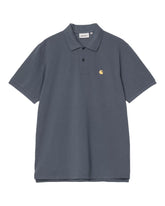 Carhartt Wip Chase Polo Blu Chiaro