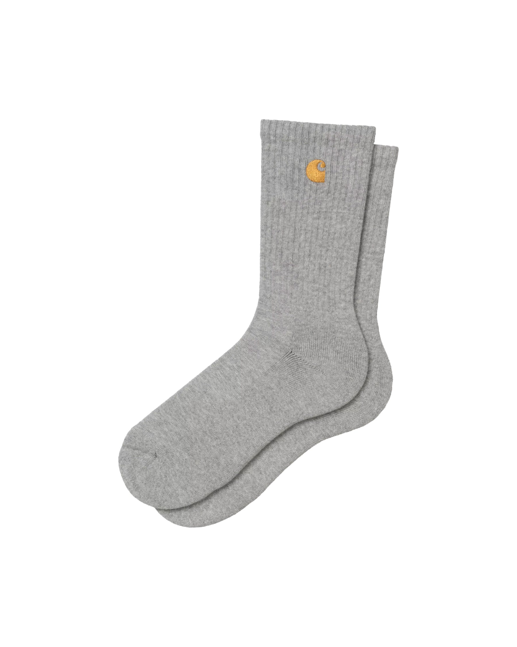 Carhartt Wip Chase Socks Grey Heather-Gold