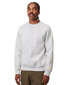 Carhartt Wip Chase Sweat Ash Heather-Gold