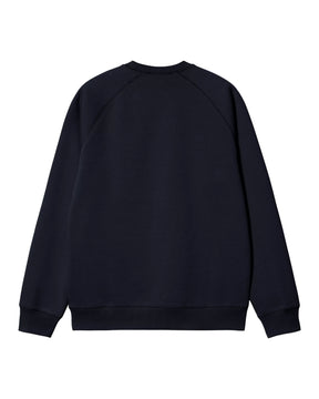 Carhartt Wip Chase Sweat Dark Navy-Gold