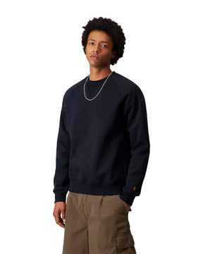 Carhartt Wip Chase Sweat Dark Navy-Gold