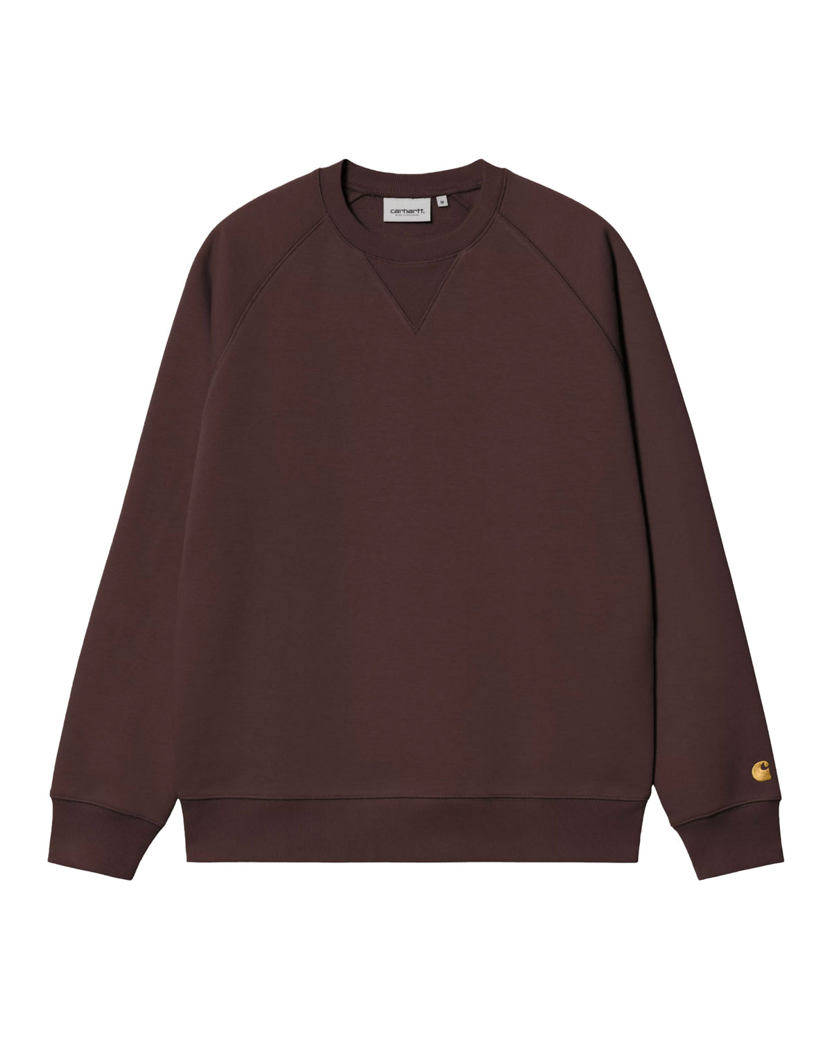 Carhartt Wip Chase Sweat Palisander-Gold