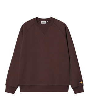 Carhartt Wip Chase Sweat Palisander-Gold
